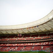 El Wanda Metropolitano, antes de la final de la Copa del Rey