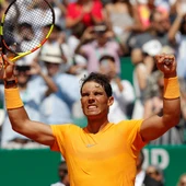 Rafa Nadal celebra su victoria en Montecarlo Rafa Nadal celebra su victoria en Montecarlo