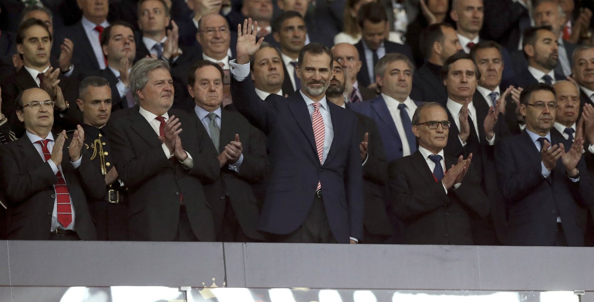 El Rey Felipe VI asistirá a la final en Lyon entre Atlético y Marsella El Rey Felipe VI asistirá a la final en Lyon entre Atlético y Marsella