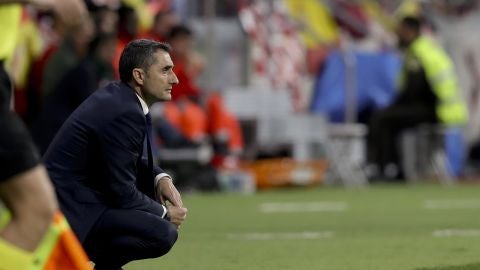 Valverde, durante la final de la Copa del Rey