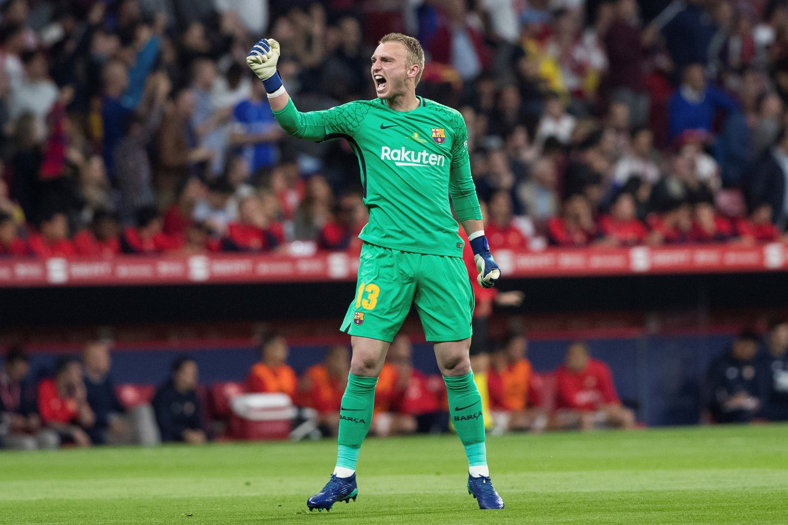 Cillessen se pierde la Copa por una rotura muscular en el sóleo Cillessen se pierde la Copa por una rotura muscular en el sóleo