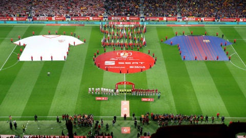 Final de Copa entre el Sevilla y el Barcelona