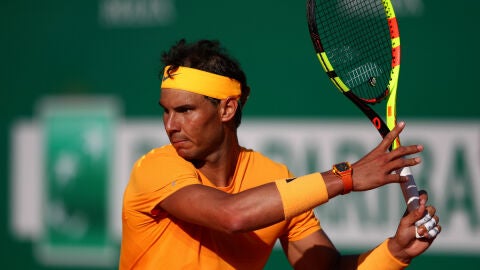 Rafa Nadal, en una acci&oacute;n de un partido