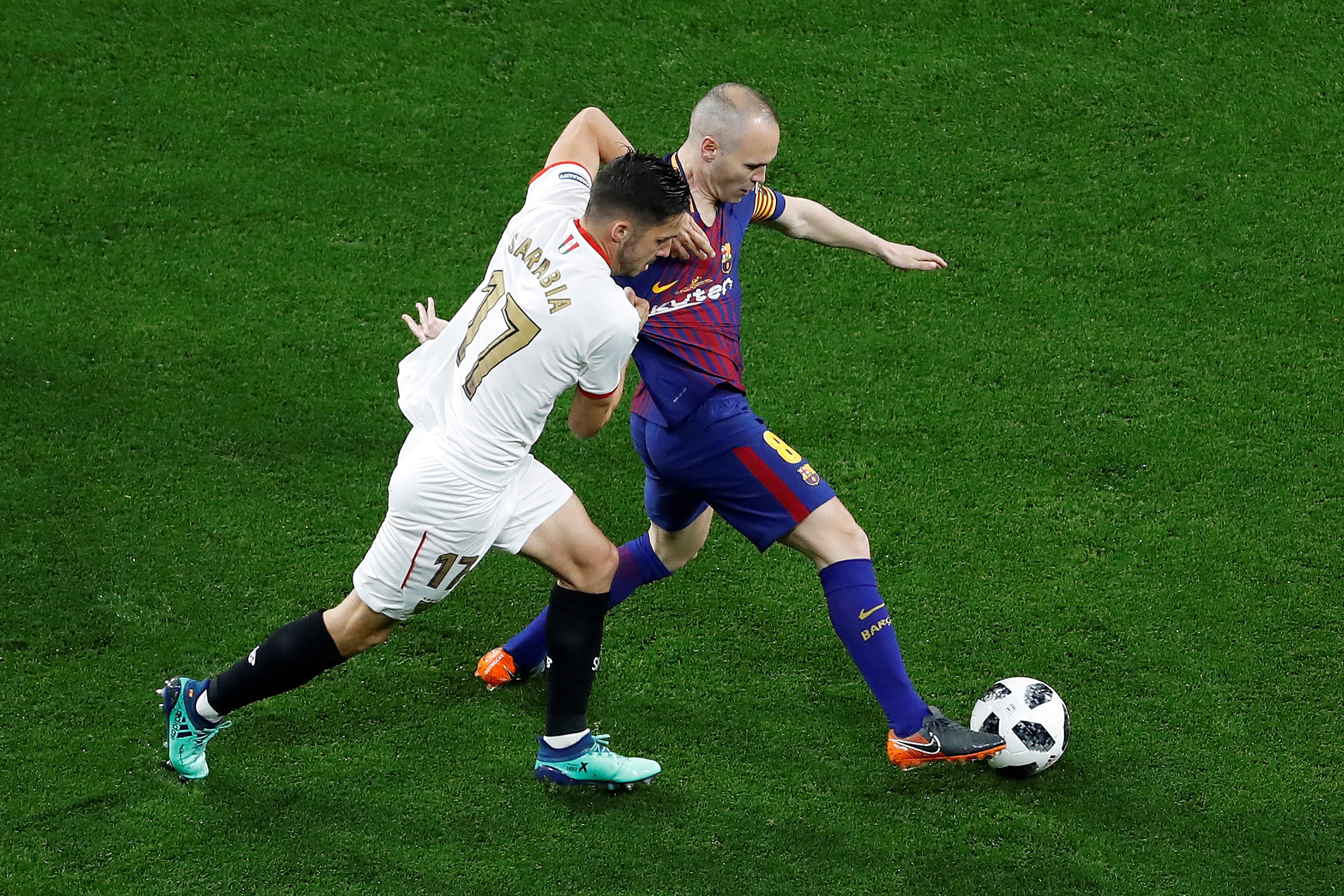 Sevilla 0-4 Barcelona. Gol de Andrés Iniesta Sevilla 0-4 Barcelona. Gol de Andrés Iniesta