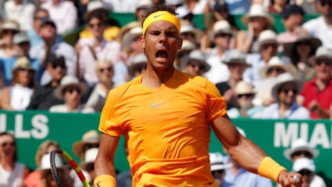 Nadal, desatado en la final contra Nishikori