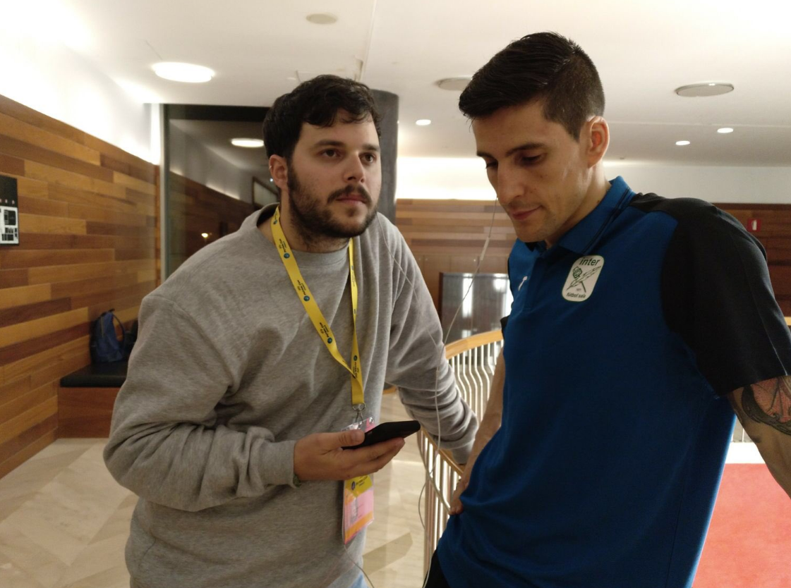 Carlos Ortiz: "Le hemos dedicado el título a nuestro utillero que falleció hace un mes" Carlos Ortiz: "Le hemos dedicado el título a nuestro utillero que falleció hace un mes"