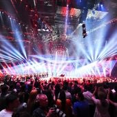 Vista del escenario durante Eurovisión 2018.