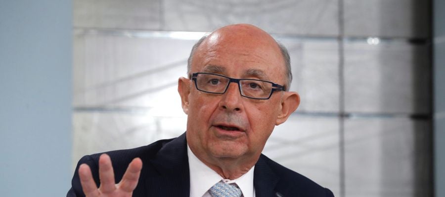 El ministro de Hacienda Critóbal Montoro El ministro de Hacienda Critóbal Montoro
