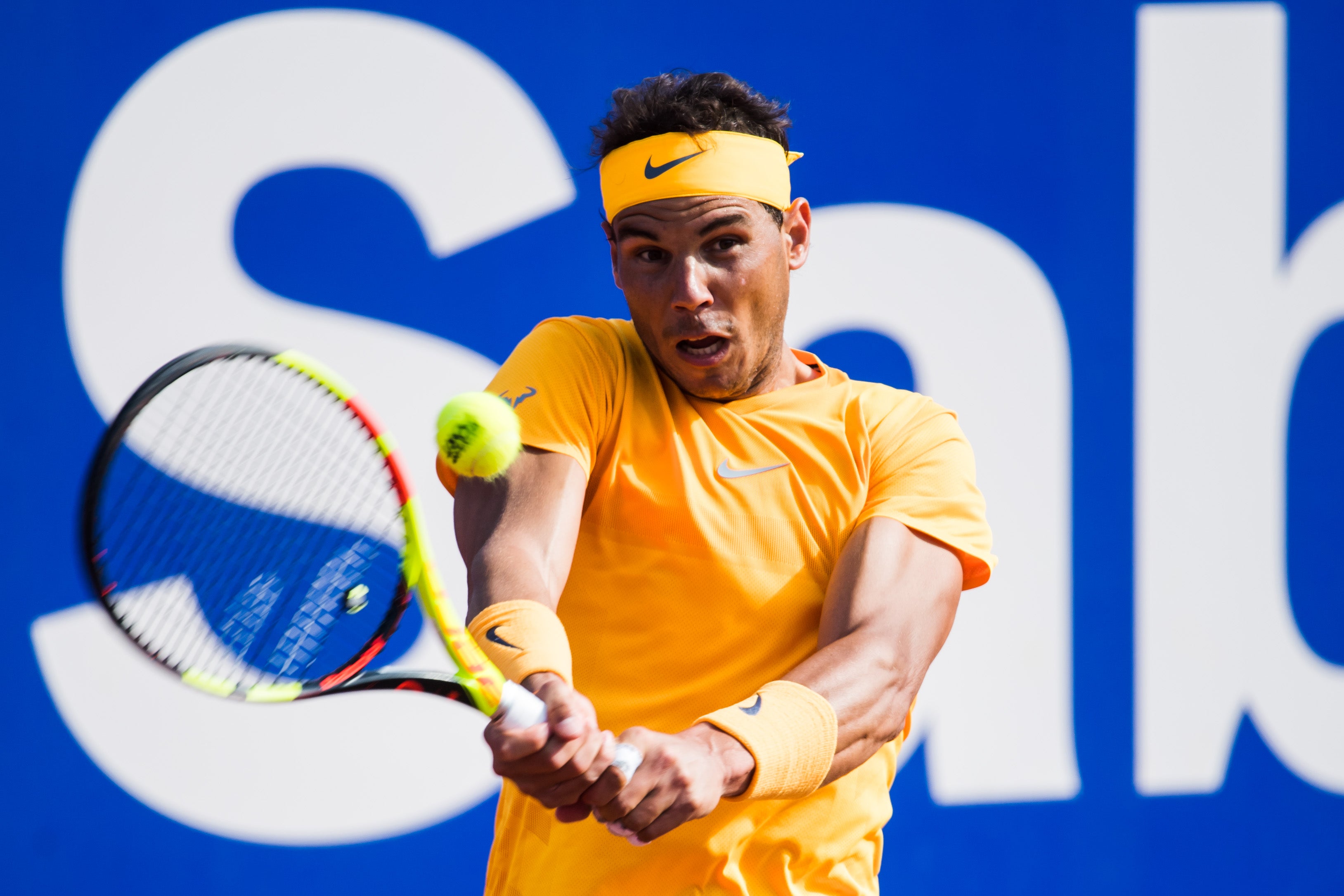 Rafa Nadal no da opciones a Goffin y luchará por su undécimo Conde de Godó Rafa Nadal no da opciones a Goffin y luchará por su undécimo Conde de Godó