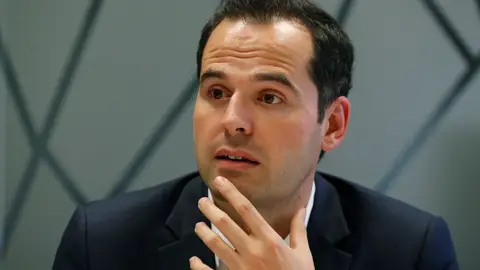 El portavoz de Ciudadanos en la Asamblea de Madrid, Ignacio Aguado, durante una ehtrevista con Efe El portavoz de Ciudadanos en la Asamblea de Madrid, Ignacio Aguado, durante una ehtrevista con Efe