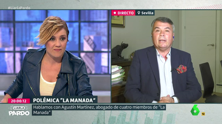 La tele con Monegal: Cristina Pardo y su contundente respuesta al abogado defensor de 'La Manada' La tele con Monegal: Cristina Pardo y su contundente respuesta al abogado defensor de 'La Manada'
