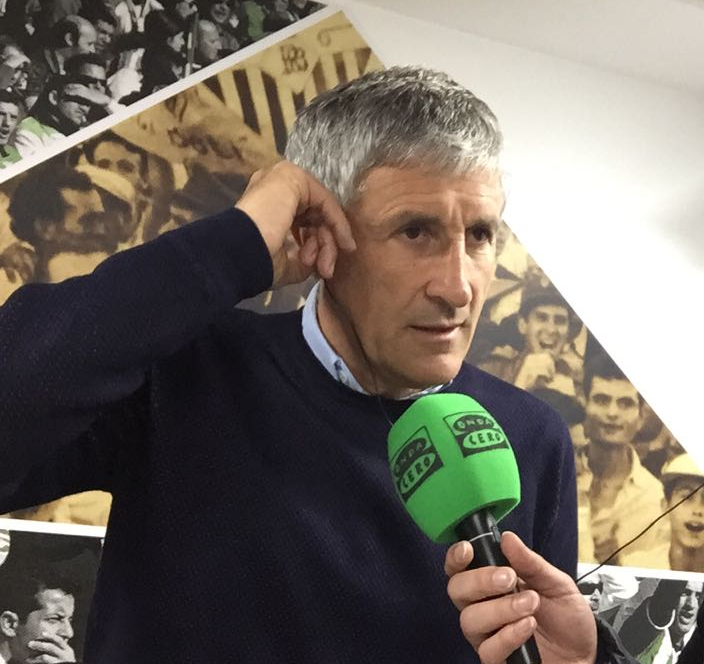 Quique Setién: "¿Ceballos para la Europa League? Yo quiero a todos los grandes jugadores" Quique Setién: "¿Ceballos para la Europa League? Yo quiero a todos los grandes jugadores"