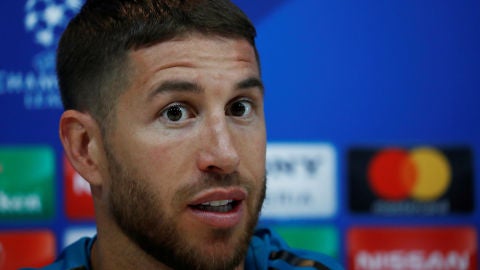 Sergio Ramos, en rueda de prensa