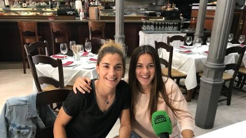 Mar&iacute;a Mart&iacute; y Ruth Acedo, del M&aacute;laga Femenino