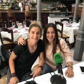 María Martí y Ruth Acedo, del Málaga Femenino
