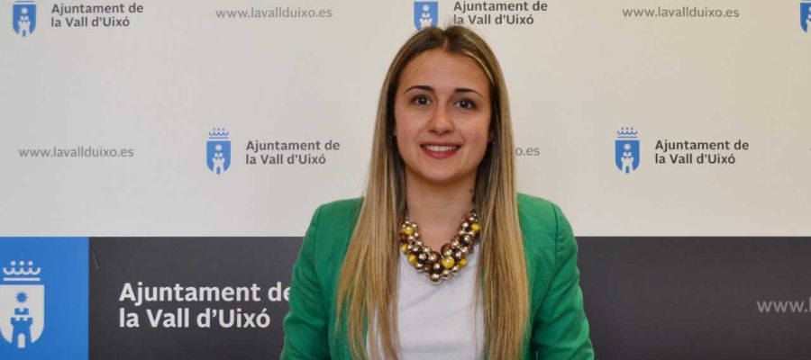 La alcaldesa de la Vall, Tania Baños. La alcaldesa de la Vall, Tania Baños.