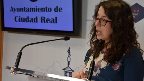 Sara Martínez, portavoz del equipo de gobierno del Ayuntamiento de Ciudad Real Sara Martínez, portavoz del equipo de gobierno del Ayuntamiento de Ciudad Real
