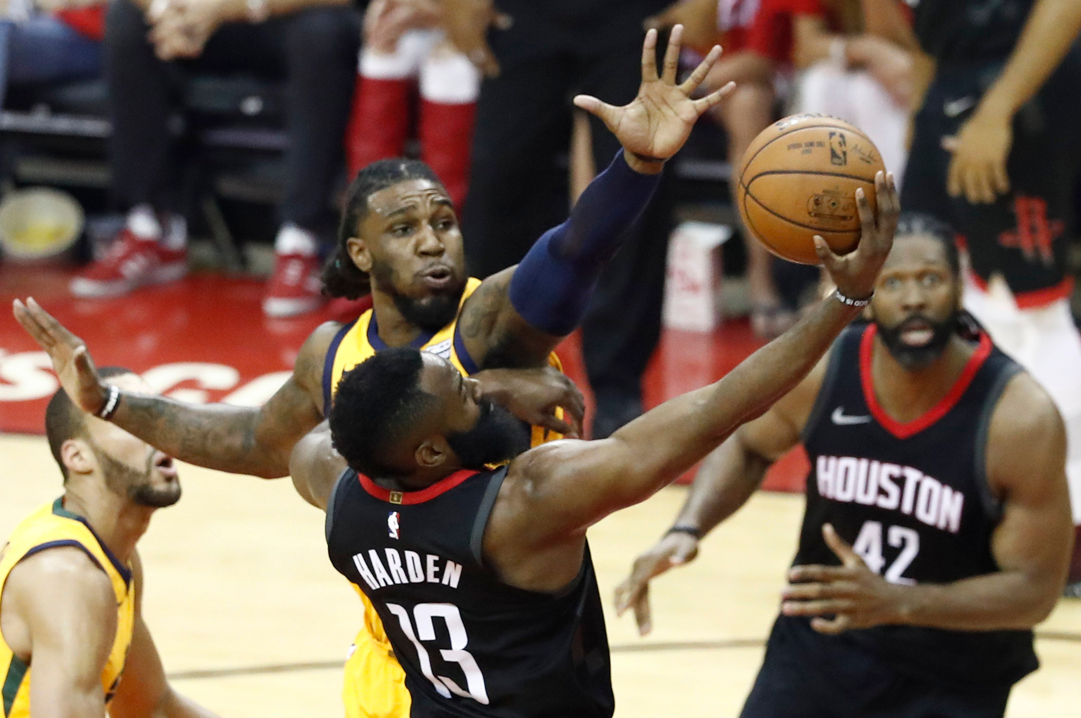 James Harden adelanta a los Rockets ante unos Jazz sin Ricky Rubio James Harden adelanta a los Rockets ante unos Jazz sin Ricky Rubio