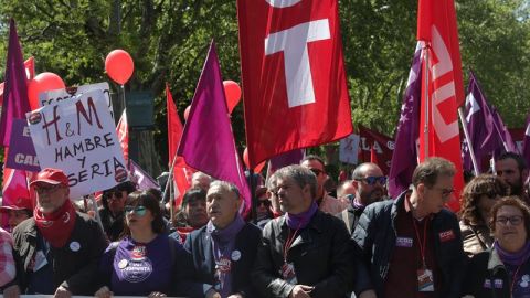Manifestaci&oacute;n por el 1 de Mayo en Madrid