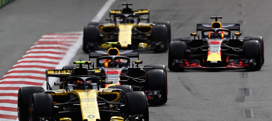 Un momento del GP de Azerbaiyán de esta temporada Un momento del GP de Azerbaiyán de esta temporada