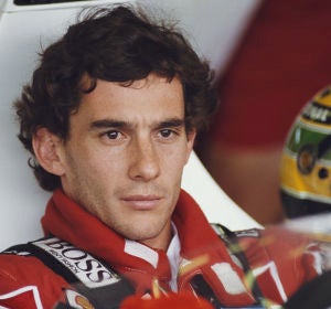 Ayrton Senna, en su época con McLaren Ayrton Senna, en su época con McLaren