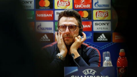 Eusebio Di Francesco, en rueda de prensa
