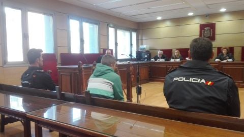 El acusado durante el juicio que se ha celebrado en la Audiencia de Ciudad Real