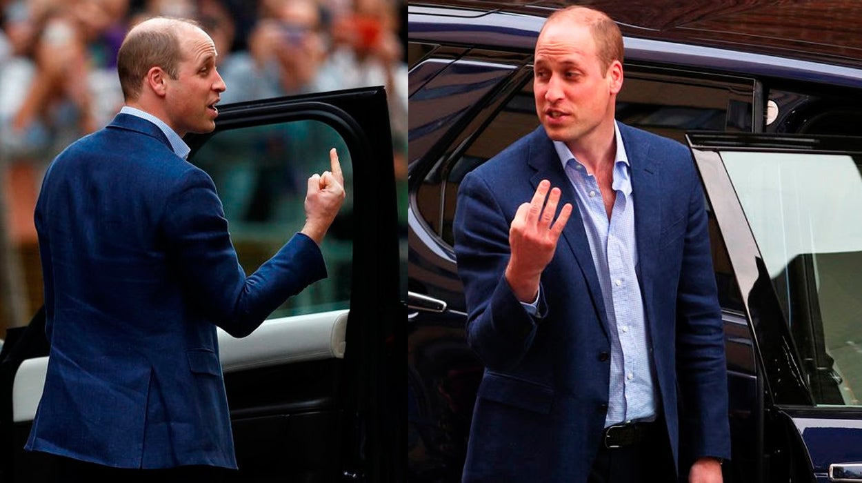 ¿Hizo el Príncipe Guillermo de Inglaterra una peineta? ¿Hizo el Príncipe Guillermo de Inglaterra una peineta?