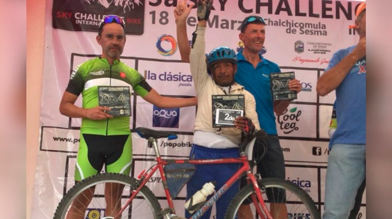 Un campesino mexicano de 57 años consigue la segunda mejor marca entre 372 ciclistas profesionales Un campesino mexicano de 57 años consigue la segunda mejor marca entre 372 ciclistas profesionales