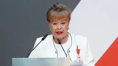 Gemma Cuervo durante su discurso Gemma Cuervo durante su discurso