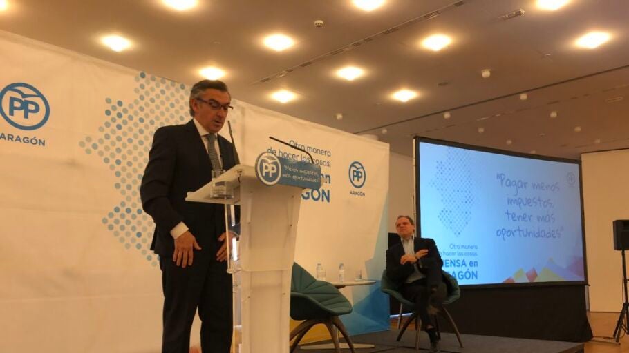 El l&iacute;der del PP en Arag&oacute;n, Luis Mar&iacute;a Beamonte