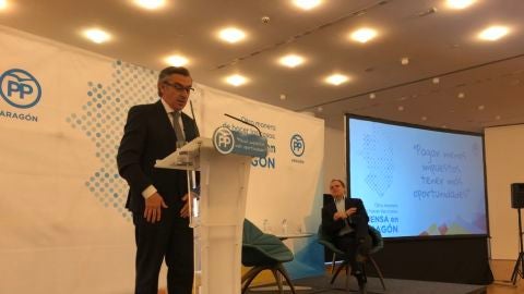 El l&iacute;der del PP en Arag&oacute;n, Luis Mar&iacute;a Beamonte