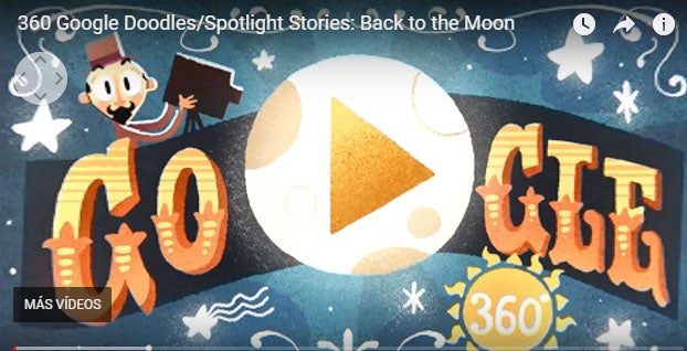 Google homenajea al ilusionista Georges Méliès con el primer doodle interactivo en 360º Google homenajea al ilusionista Georges Méliès con el primer doodle interactivo en 360º