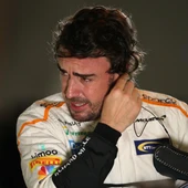 Fernando Alonso, tras una carrera Fernando Alonso, tras una carrera