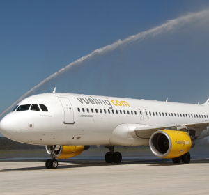 Un avión de la compañía Vueling. Un avión de la compañía Vueling.