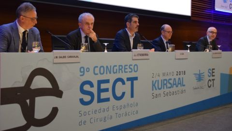 Congreso en el Kursaal sobre el c&aacute;ncer de pulm&oacute;n. 