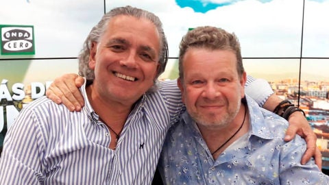 Juan Ram&oacute;n Lucas con Alberto Chicote en M&aacute;s de uno