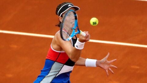Muguruza, en acci&oacute;n ante Daria Kasatkina