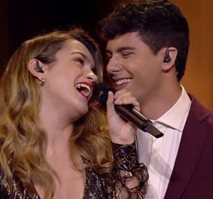 Amaia y Alfred en la primera semifinal de Eurovisión Amaia y Alfred en la primera semifinal de Eurovisión