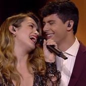 Amaia y Alfred en la primera semifinal de Eurovisión
