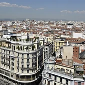 Imagen de la ciudad de Madrid desde el aire Imagen de la ciudad de Madrid desde el aire