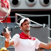 Djokovic se lamenta tras un punto ante Edmund Djokovic se lamenta tras un punto ante Edmund