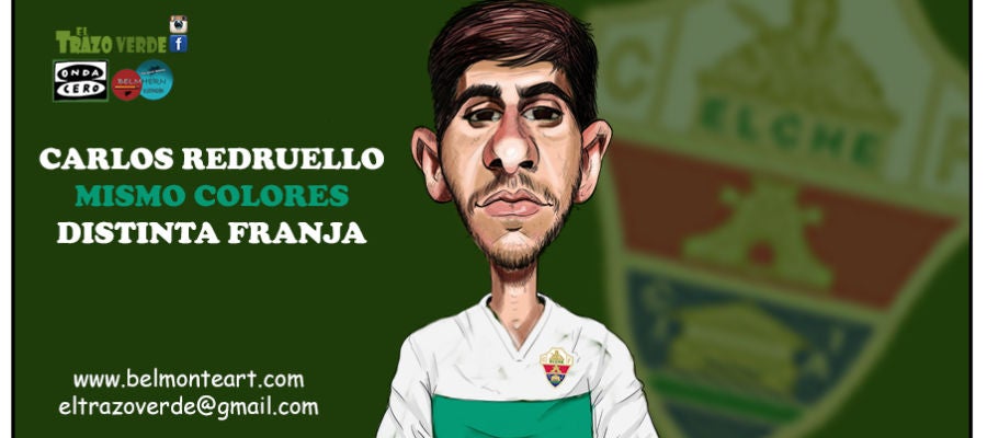 El defensa Carlos Redruello 'Redru' cambia las rayas del Real Betis por la franja del Elche CF. El defensa Carlos Redruello 'Redru' cambia las rayas del Real Betis por la franja del Elche CF.