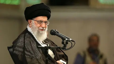 El líder supremo iraní, Alí Jameneí El líder supremo iraní, Alí Jameneí