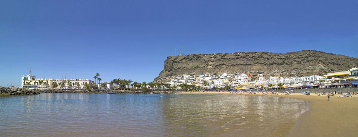 Playa de Mogán en Gran Canaria Playa de Mogán en Gran Canaria