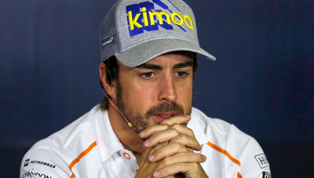 Fernando Alonso, en la rueda de prensa previa al GP de España