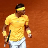 Rafa Nadal, en acción en el Mutua Madrid Open Rafa Nadal, en acción en el Mutua Madrid Open