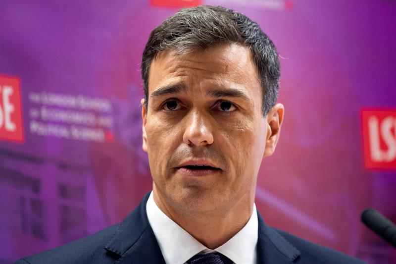 Pedro Sánchez: "No necesitamos aprovechateguis ni amarrateguis, sino sentido común" Pedro Sánchez: "No necesitamos aprovechateguis ni amarrateguis, sino sentido común"