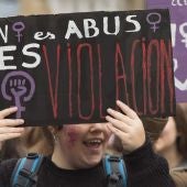 Movilización en Vitoria contra la sentencia de 'La Manada'