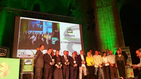 Galardonados III Edición de los Premios Gente Viajera al Turismo Extremeño